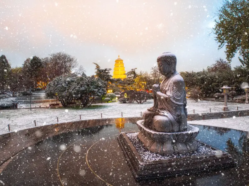 Giant Wild Goose Pagoda-A Sacred Tower That Echoes the Glory of Ancient China Giant Wild Goose Pagoda-A Sacred Tower That Echoes the Glory of Ancient China